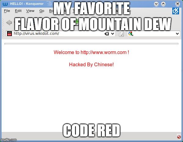 Code Red- Hacked By Chinese