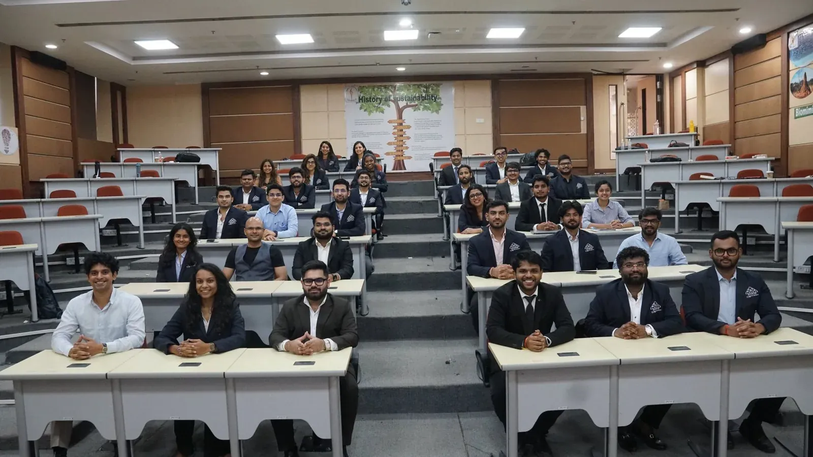 A cohort in an IIM Mumbai classroom