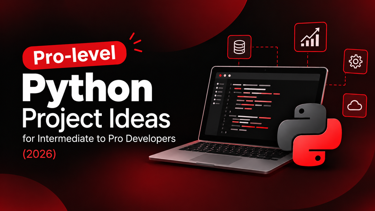 Python Project Ideas for Intermediate to Pro (2026) | 15 Real Builds