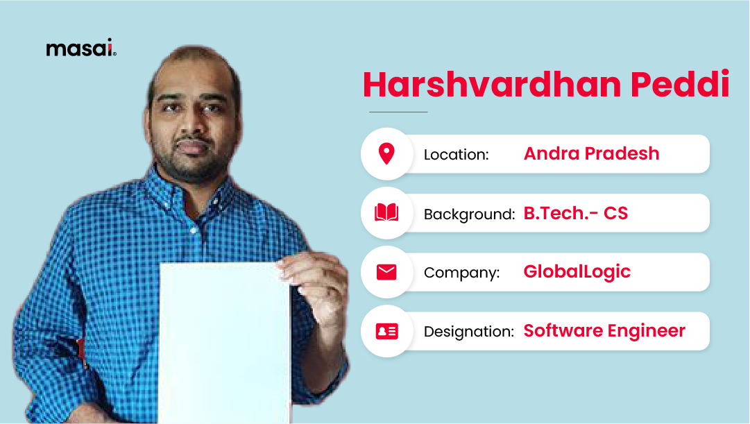 Harsha overcame every hurdle in his path to become a Software Engineer