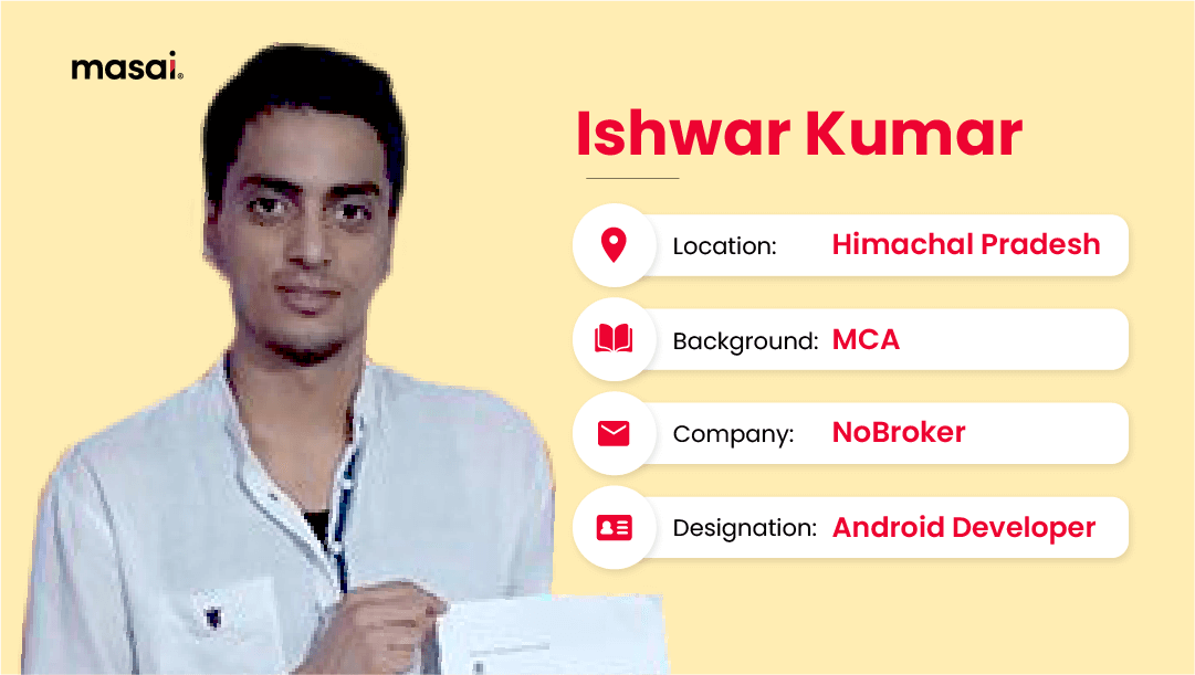 Ishwar proves that anyone can become a Developer with a little leap of faith