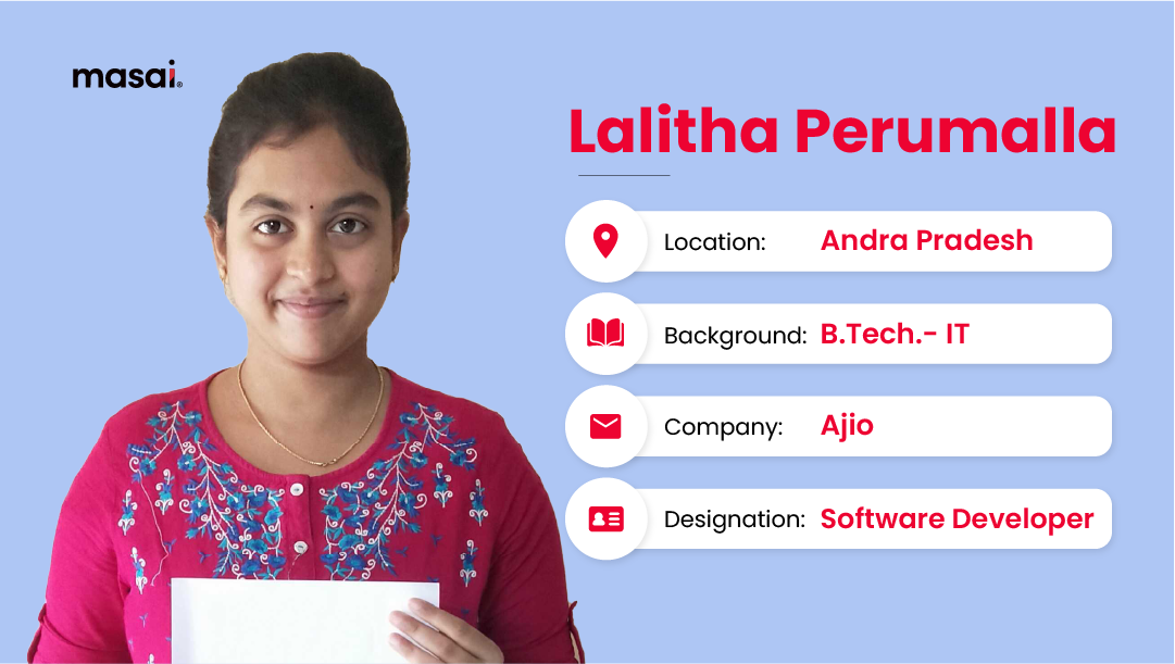 Lalitha’s internal hurdles didn’t stop her from becoming a top-notch coder