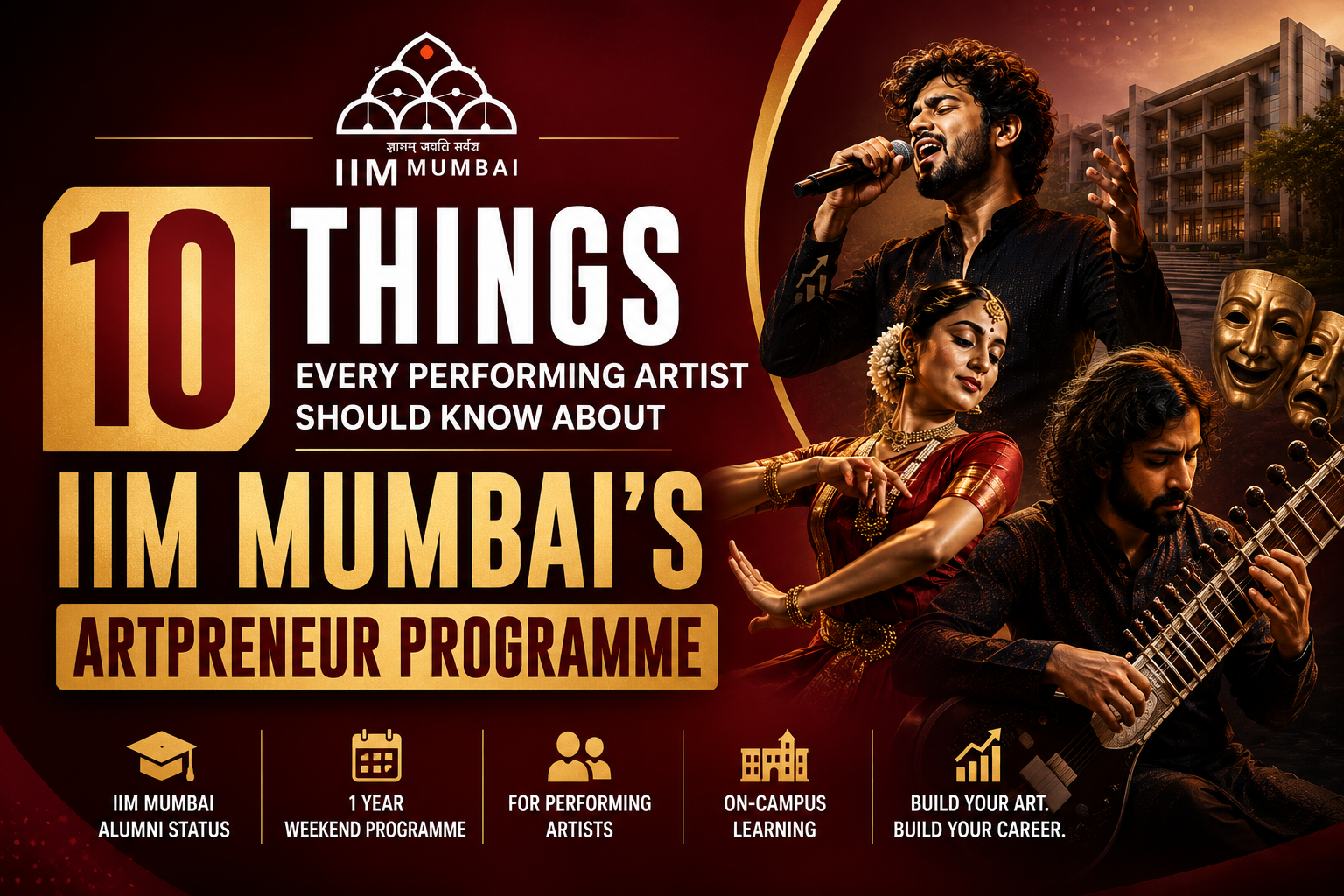 10 Things Every Performing Artist Should Know About IIM Mumbai’s Artpreneur Programme