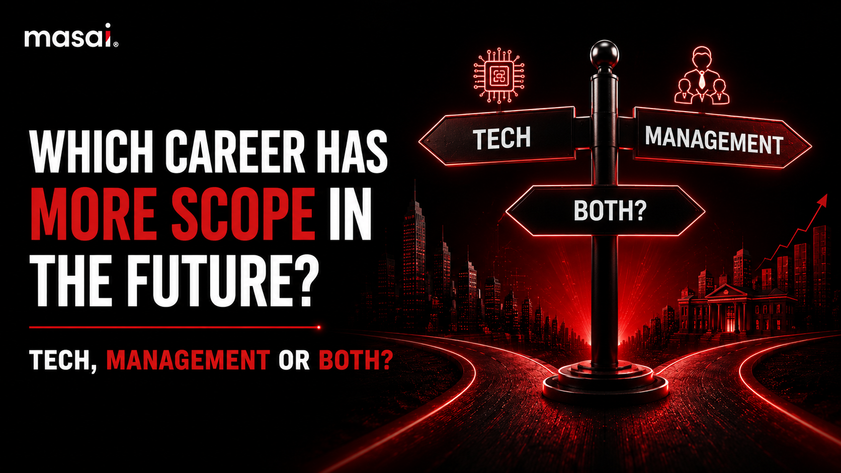 Which career has more scope in the future: Tech, management or Both?