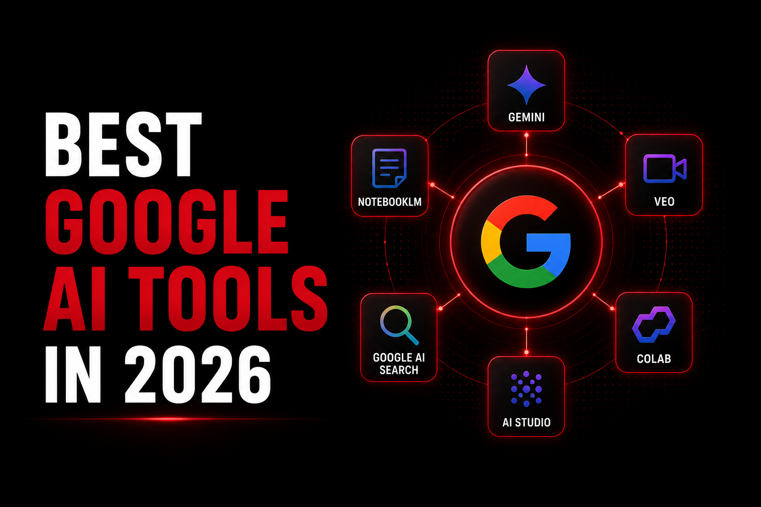 Best Google AI Tools in 2026 for Students: Gemini, Veo, NotebookLM & More Explained