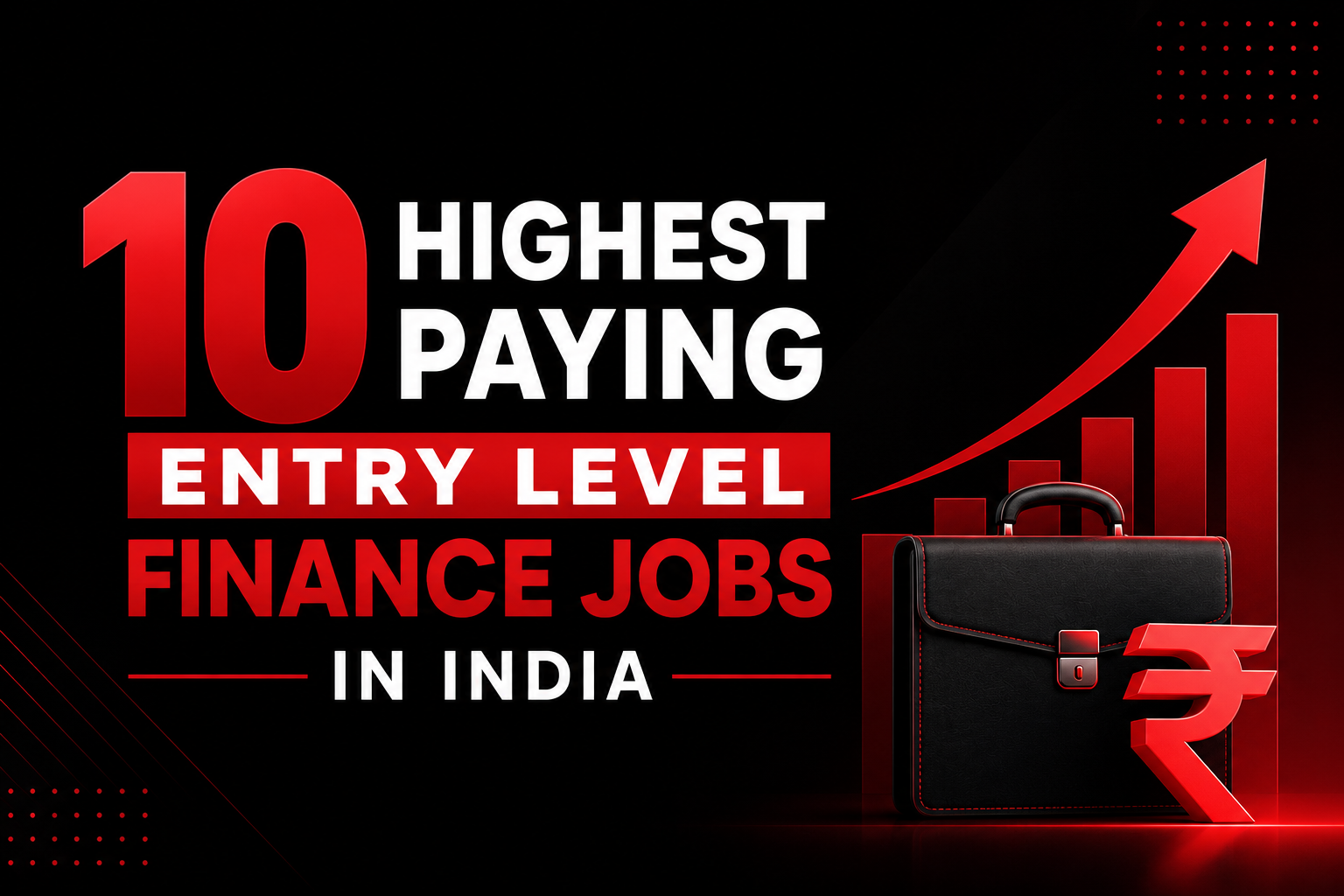 10 highest paying entry level finance jobs in India