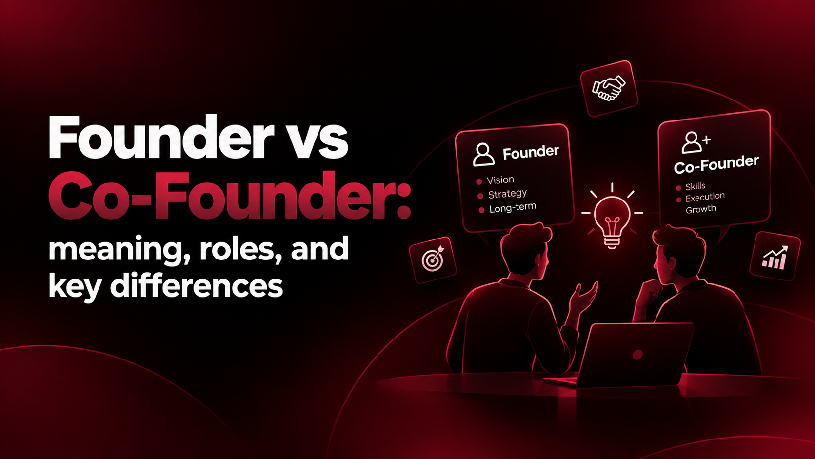Founder vs Co-Founder: meaning, roles, and key differences