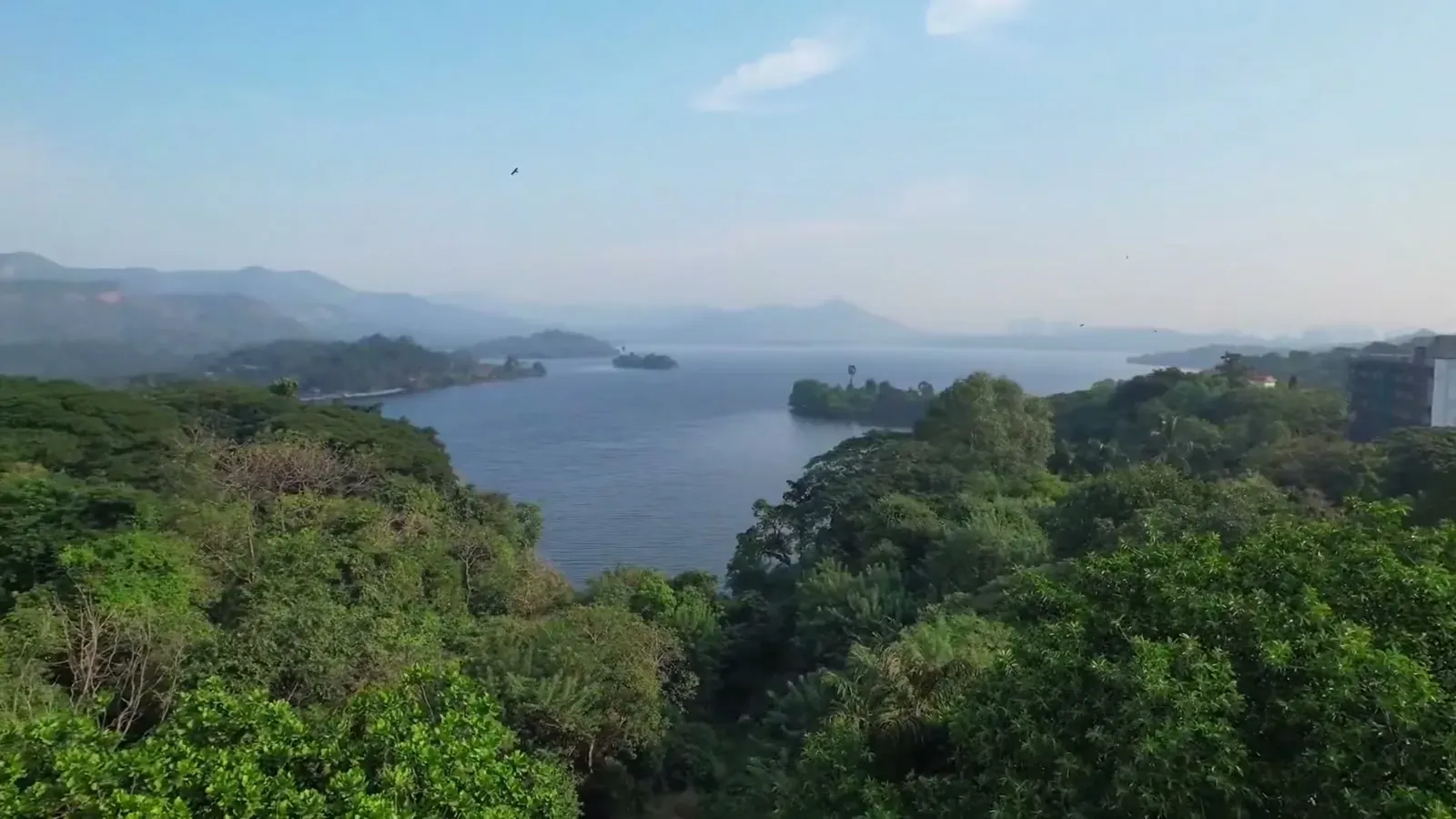 View of the lake from the IIM Mumbai campus in Powai