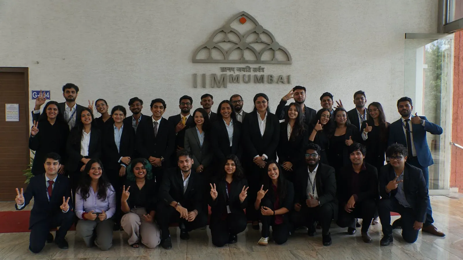Participants at the IIM Mumbai campus, Powai