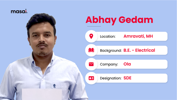 Abhay graduates from Masai in secrecy, and surprises his parents with a job as a Developer