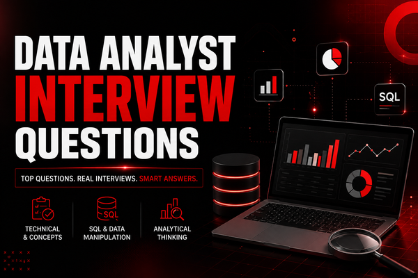 Data analyst interview questions: Freshers Must Prepare in 2026