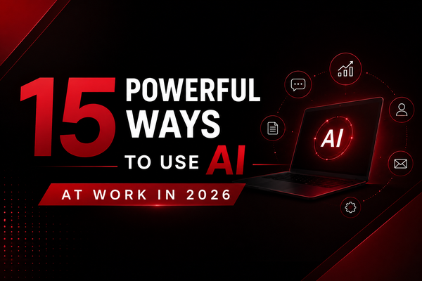 15 powerful ways to use AI at work in 2026