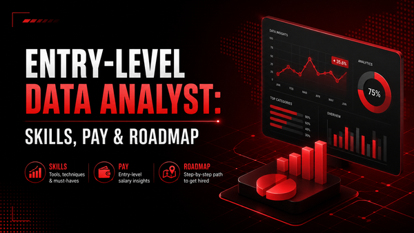 Entry-Level Data Analyst: Skills, Pay & Roadmap