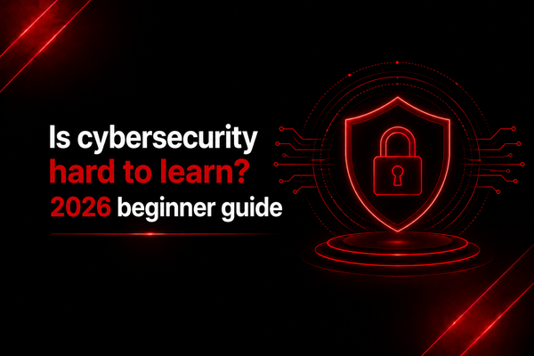 Is cybersecurity hard to learn? 2026 beginner guide