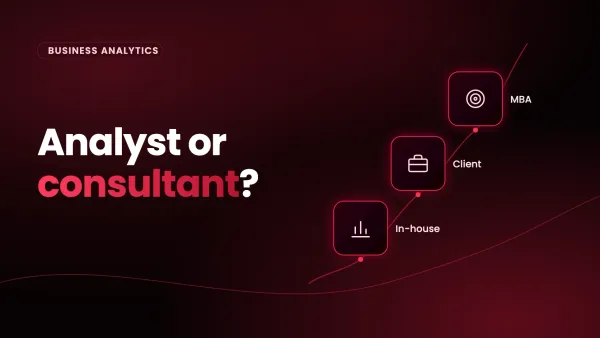 Analyst or consultant?