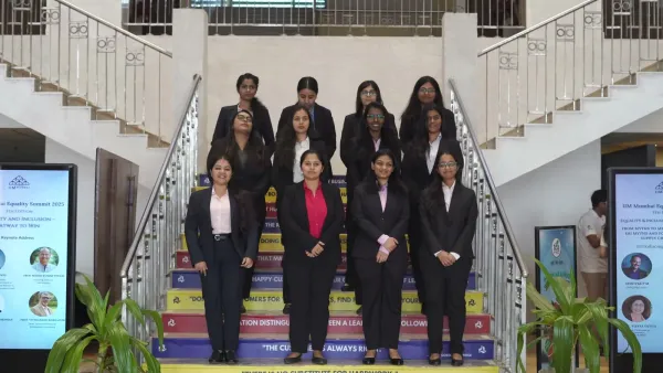 Women participants at IIM Mumbai
