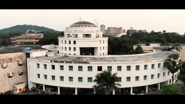 Whistling Woods International campus in Film City, Goregaon, Mumbai