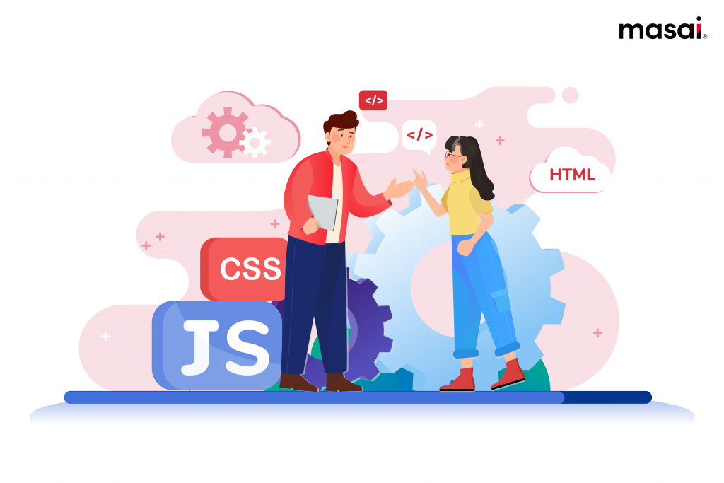 HTML, CSS, JavaScript- Front-end technologies